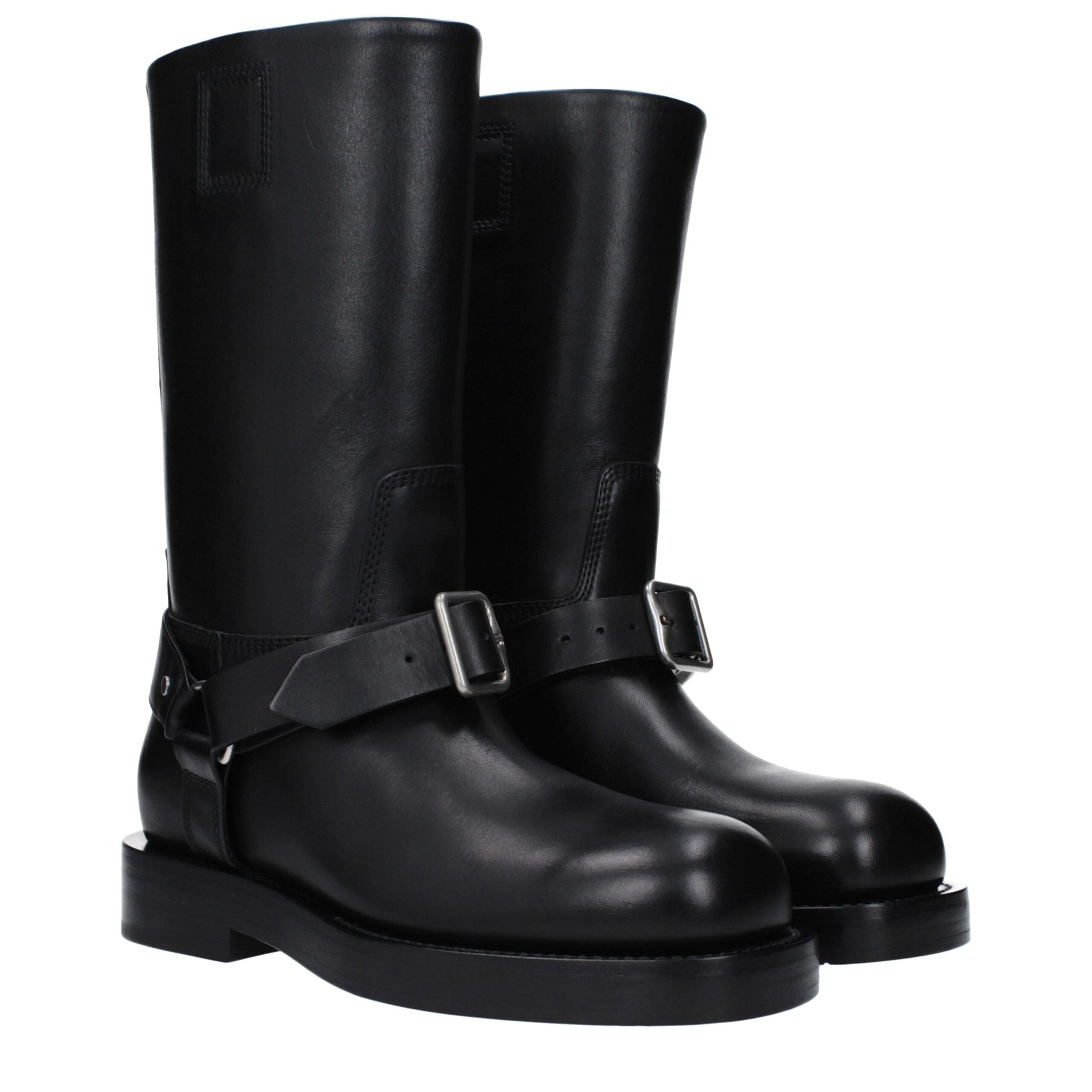 Black Leather Boots