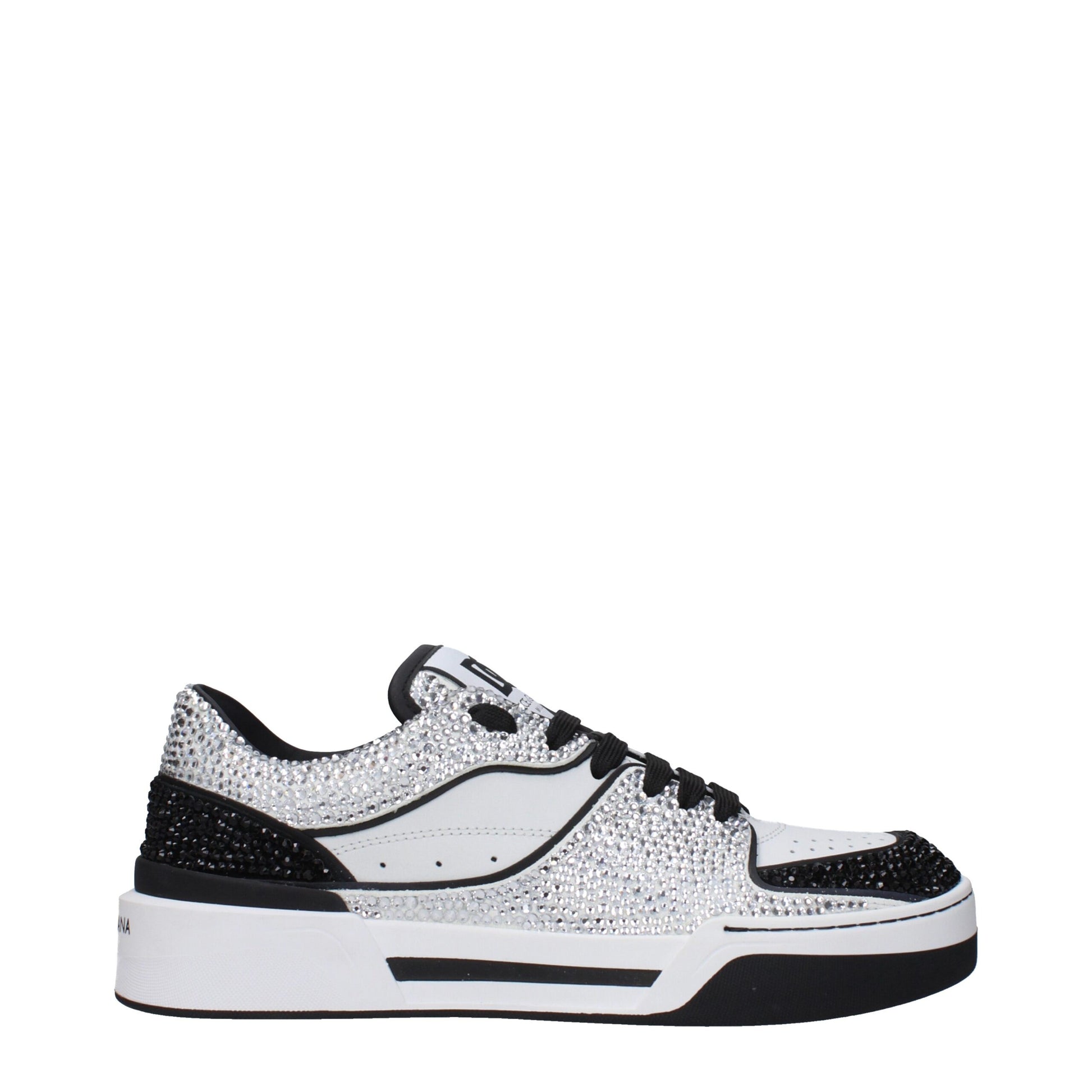 White Leather Low Top Sneakers