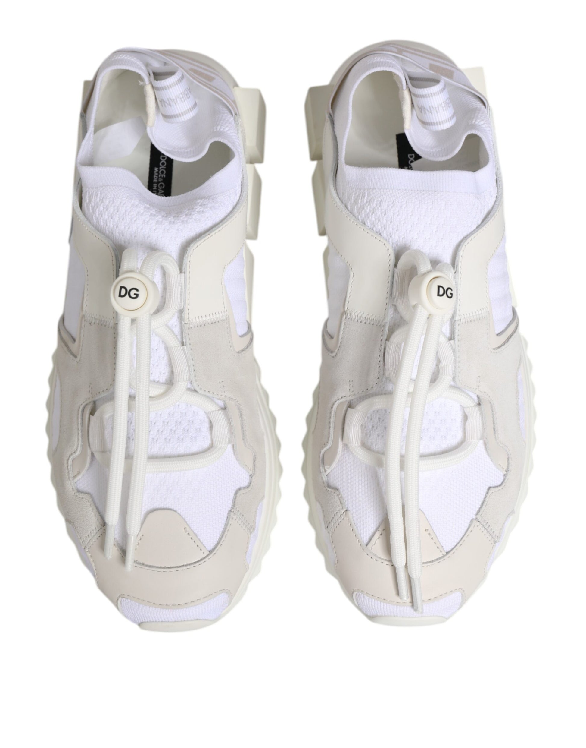 White Sorrento Low Top Lace Up Sneakers Shoes