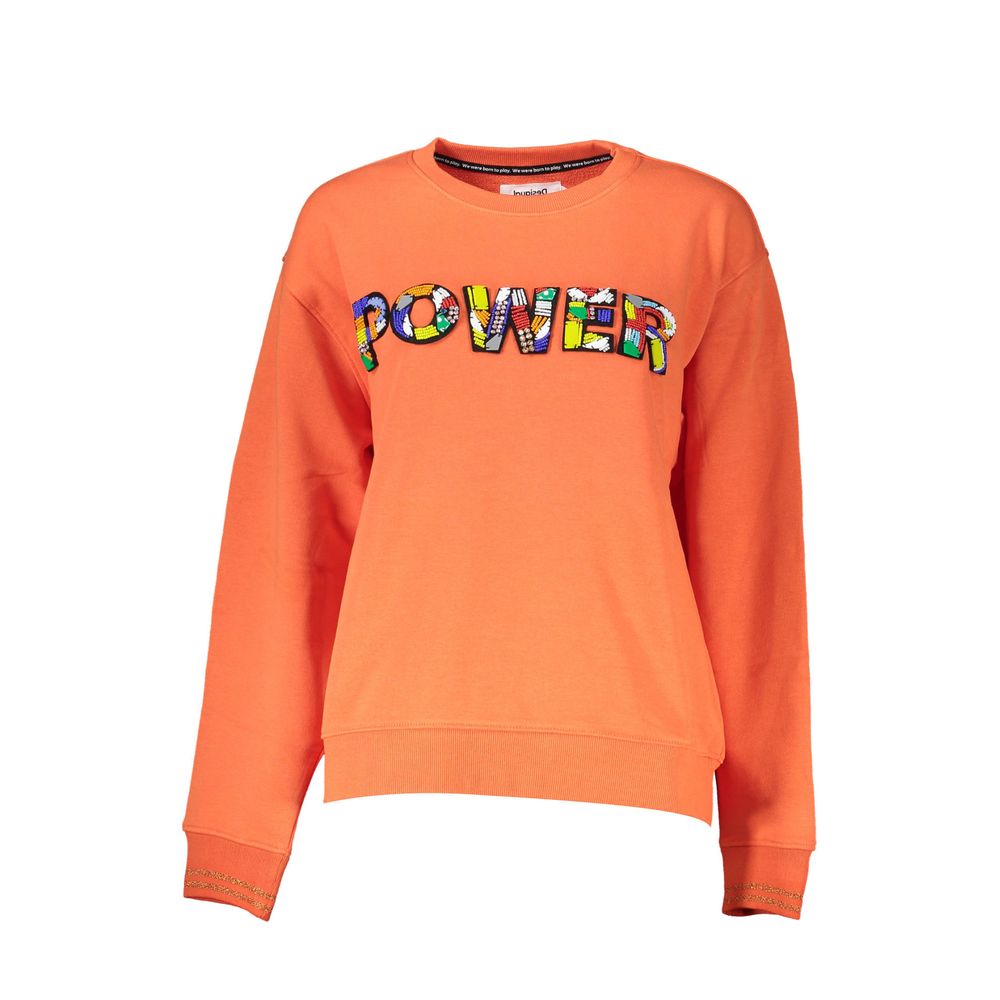 Arancione Cotton Women Sweatshirt