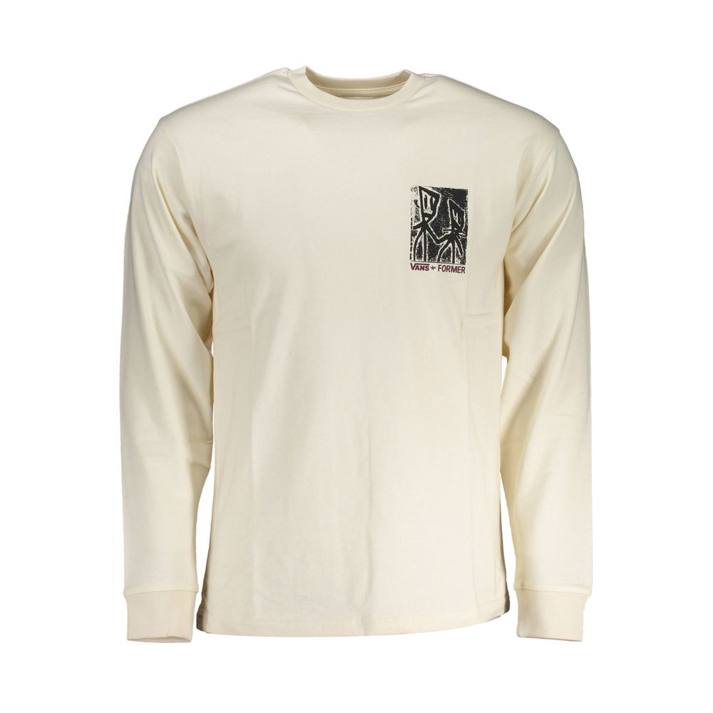 White Cotton Men's T-Shirt
