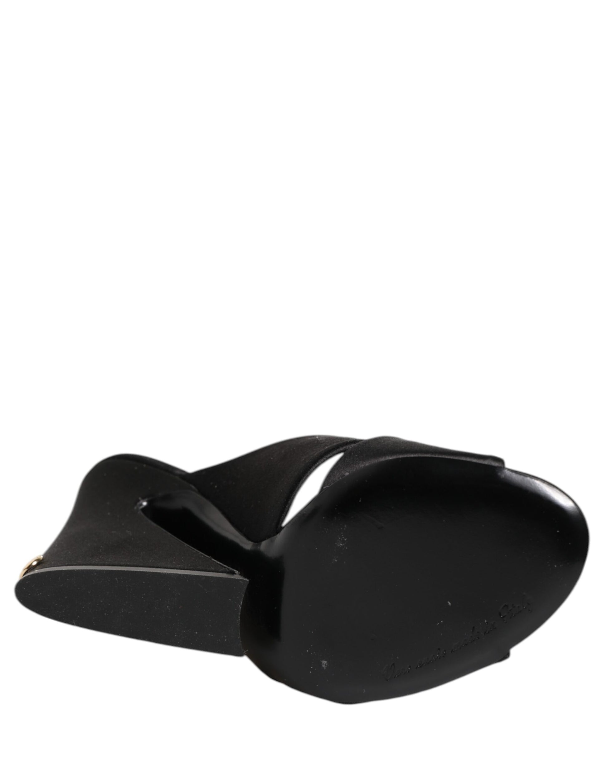 Black Keira Baroque High Heel Sandals Shoes