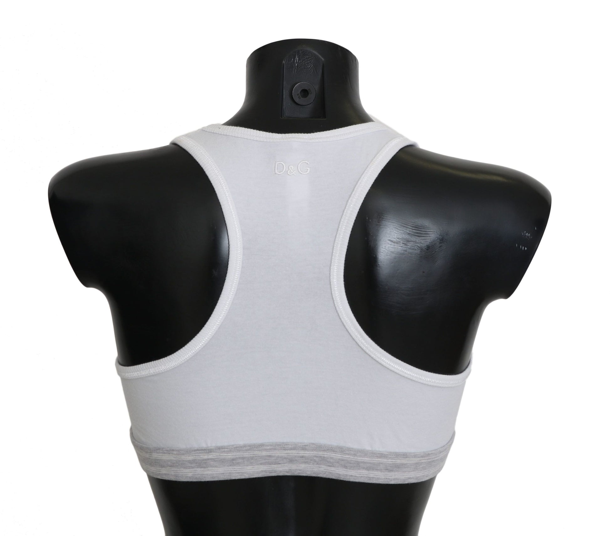 White Cotton Sport Stretch Bra Underwear