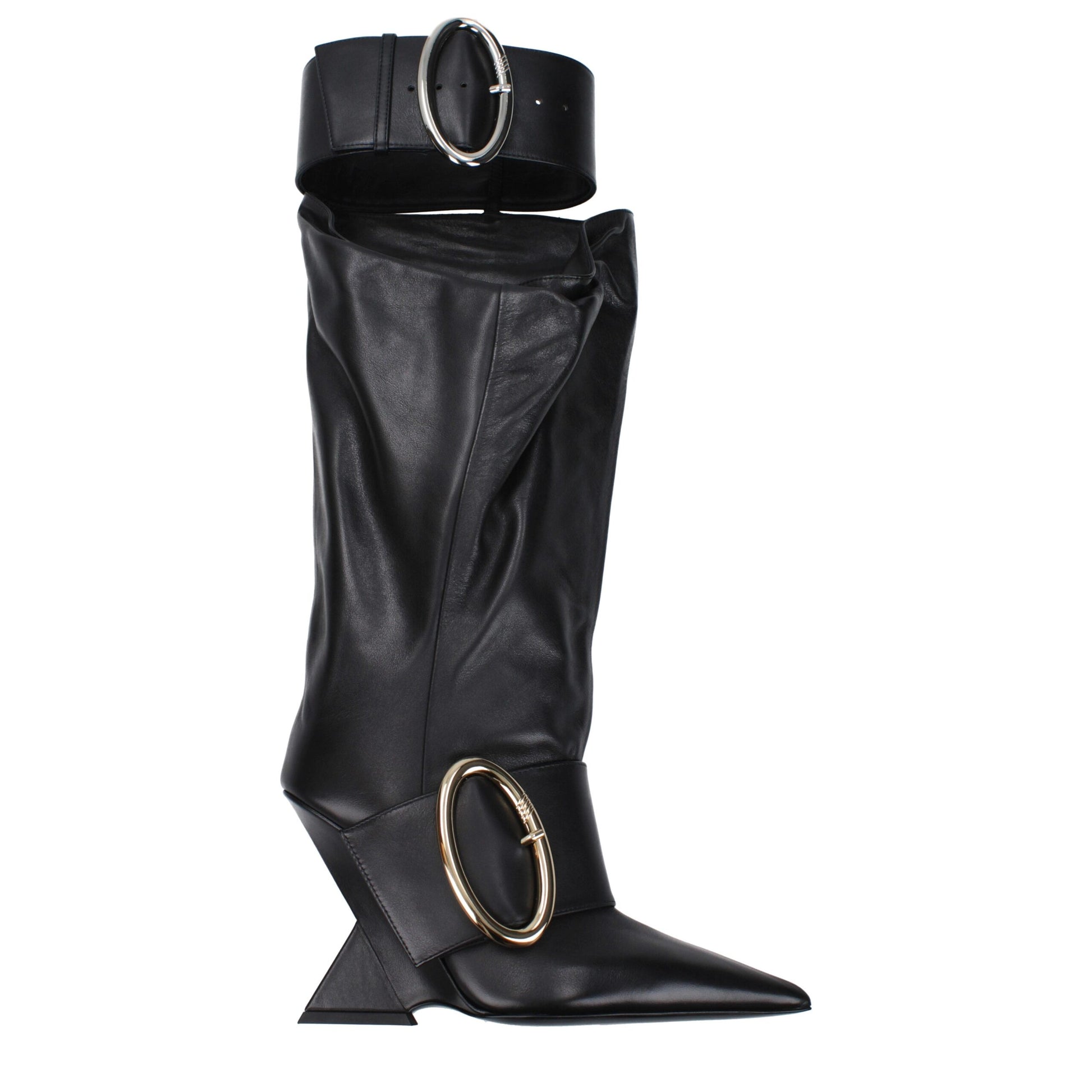 Black Leather Boots