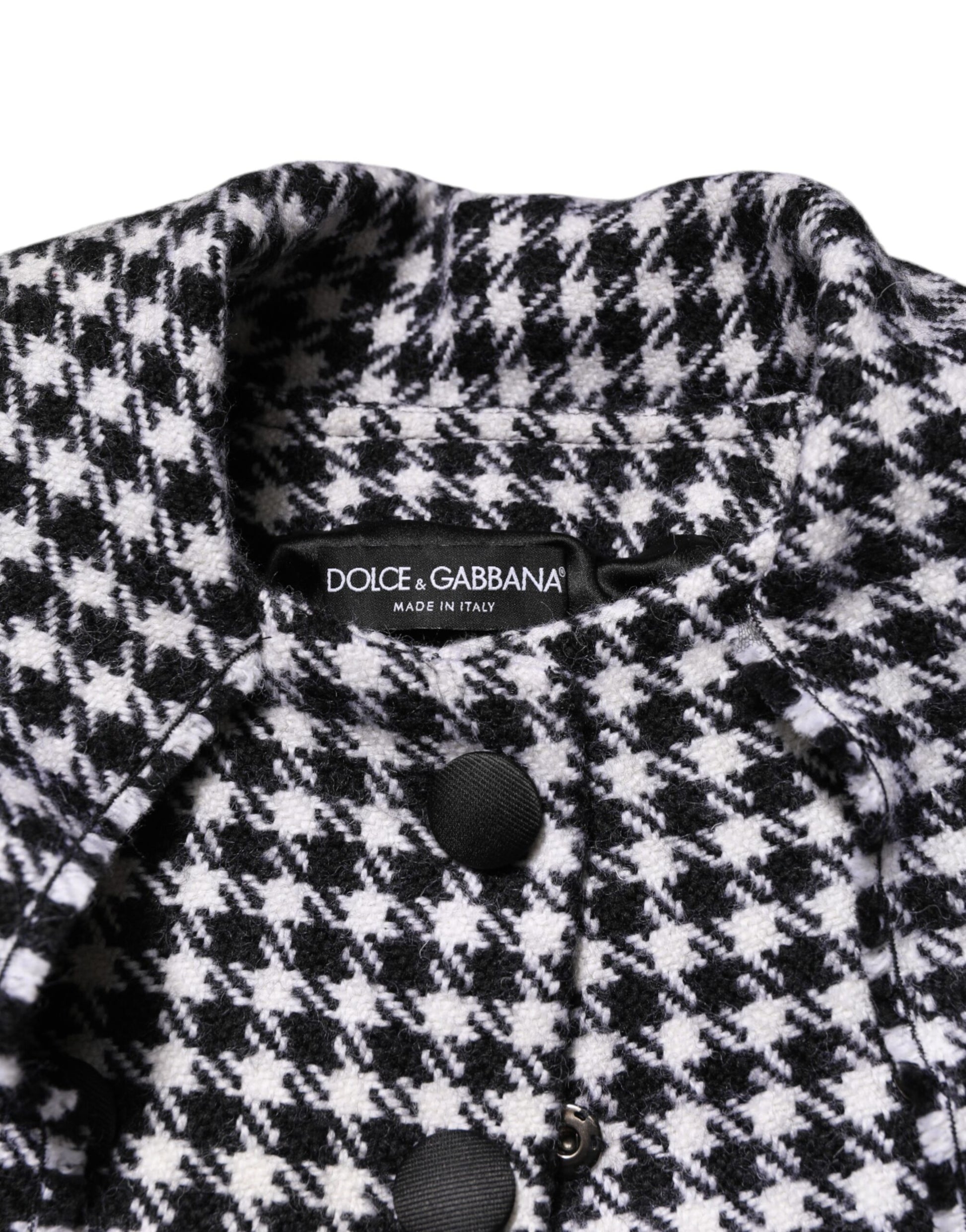 Multicolor Wool Monochrome Patterned Jacket