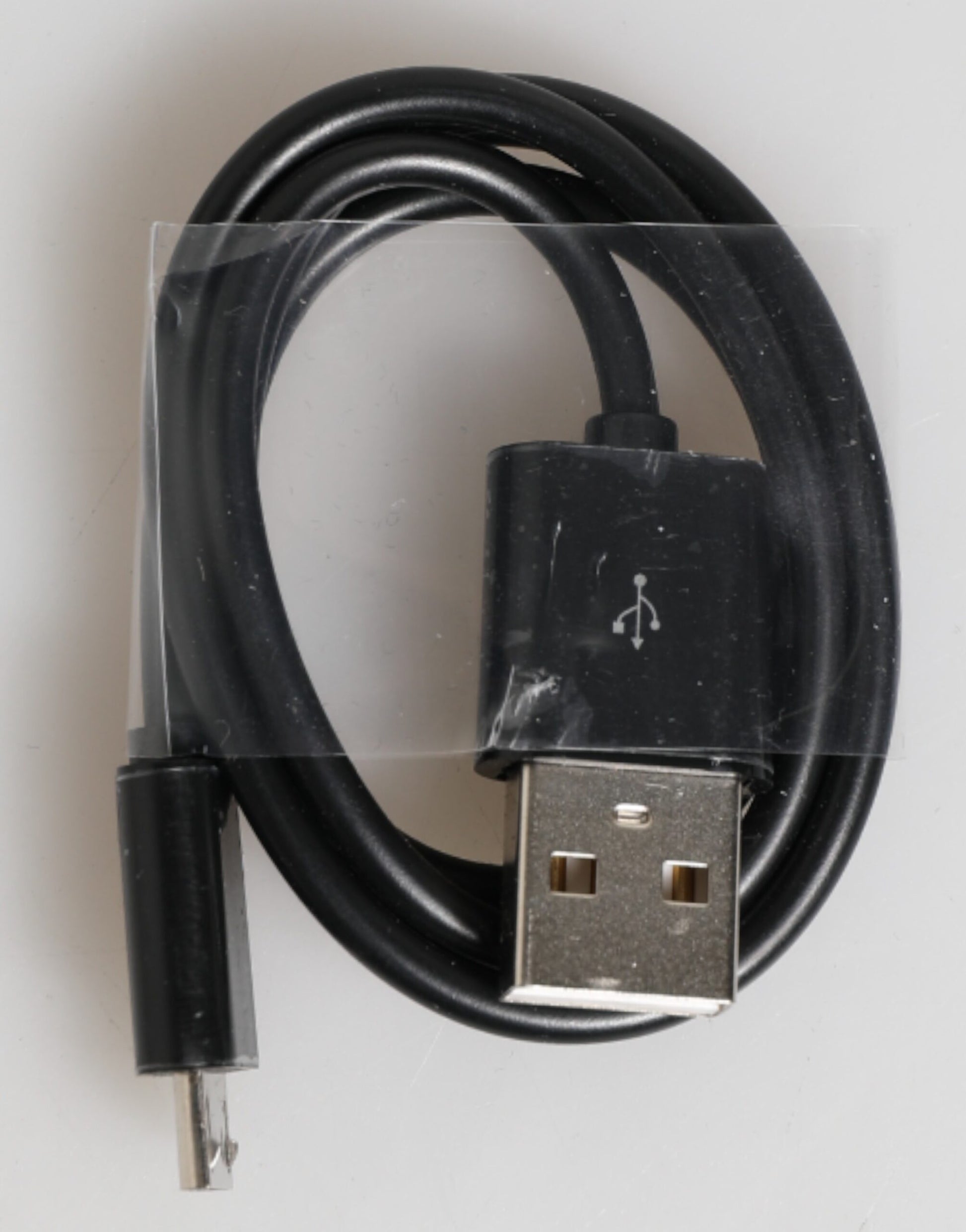 Black Leather Embossed Skin 3000mAh Power Bank Charger USB
