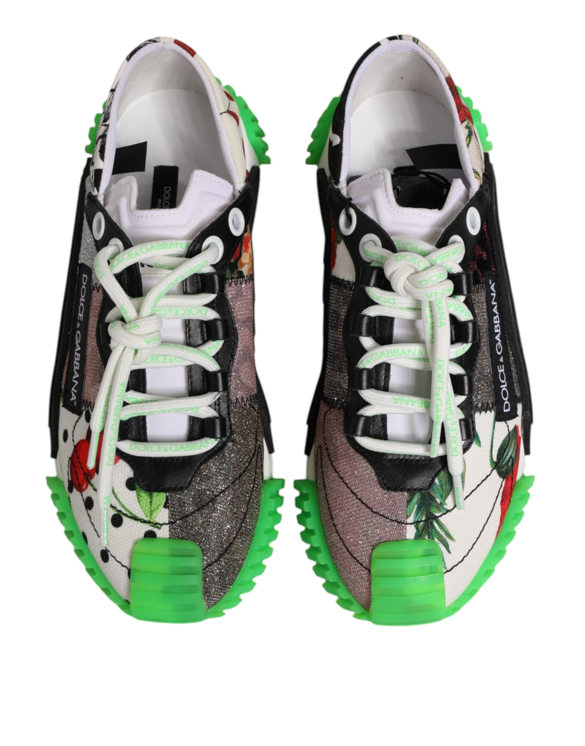 Multicolor DG Logo Leopard Cherry Sneaker Shoes