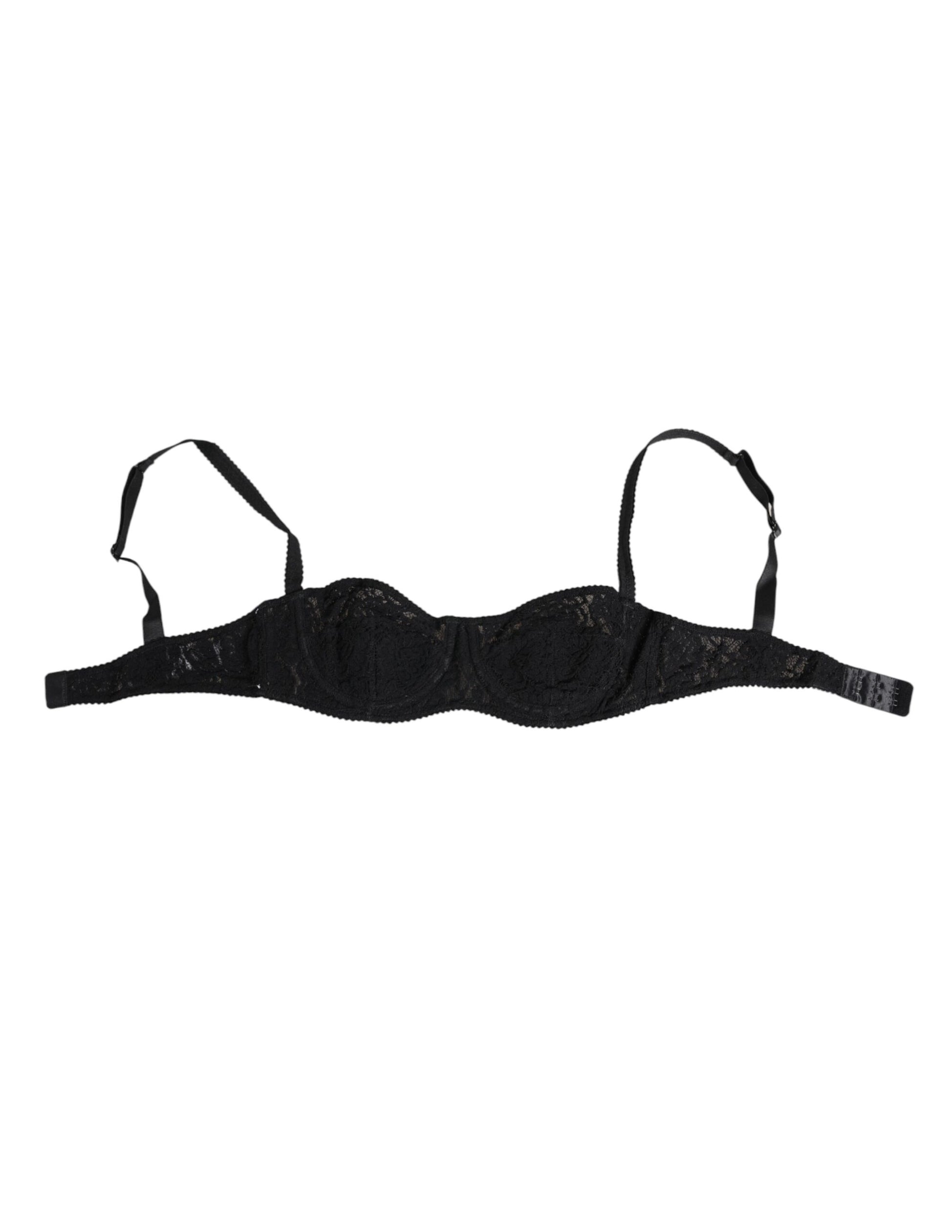 Black Lace Underwire Bra Lingerie Underwear