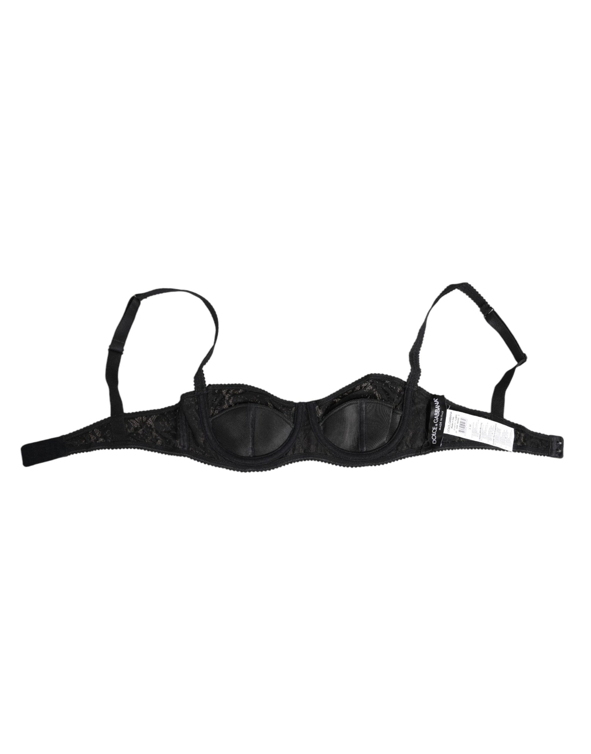 Black Lace Underwire Bra Lingerie Underwear