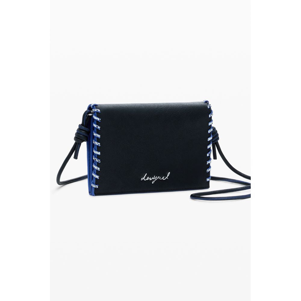 Nero Poliuretano Women Wallet