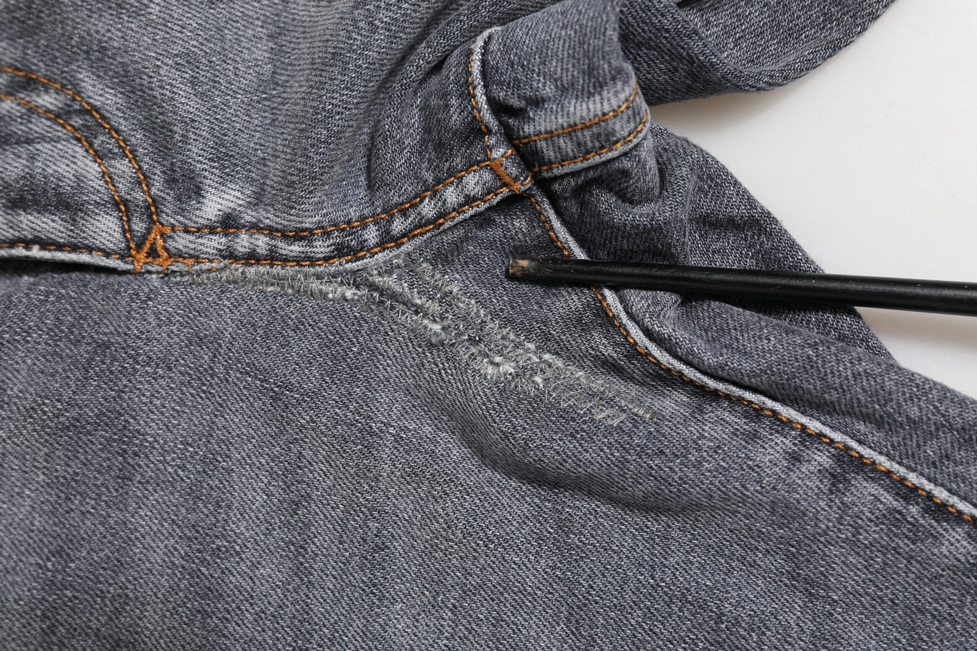 Dark Gray Cotton Stretch Skinny Denim Jeans