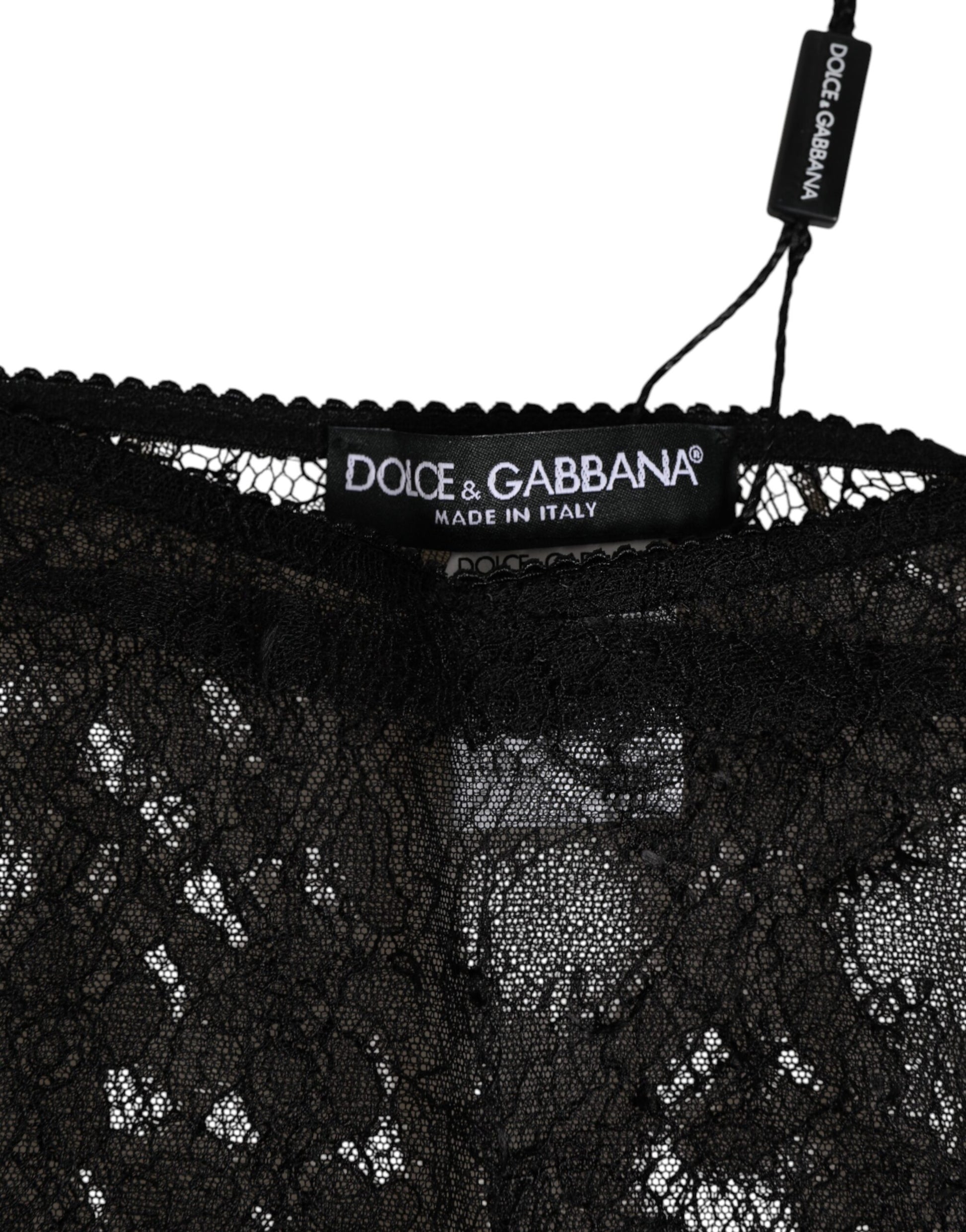 Black Nylon Stretch High Waist Panty Underwear