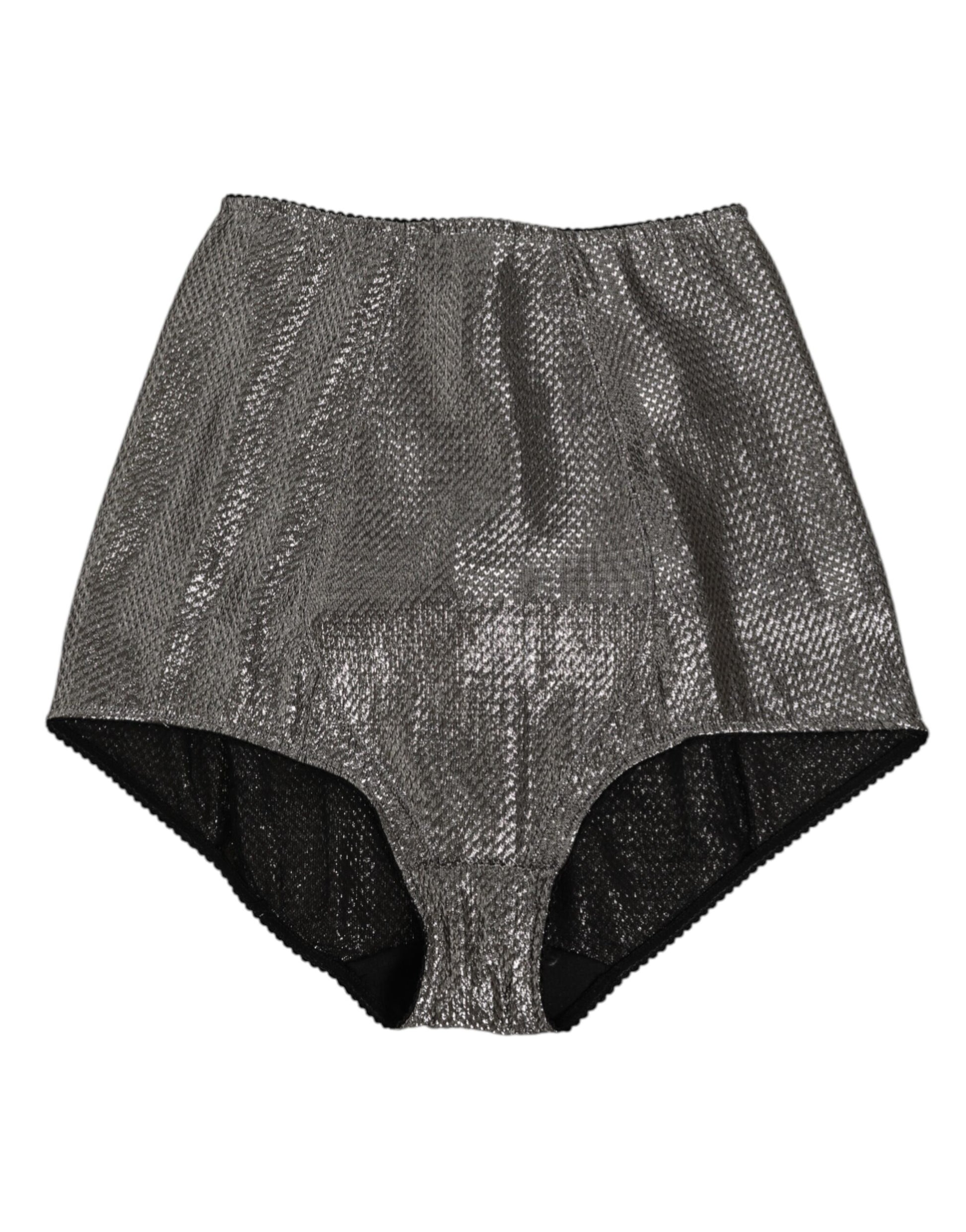 Gray Silk Stretch Slip Girdle Panty Underwear