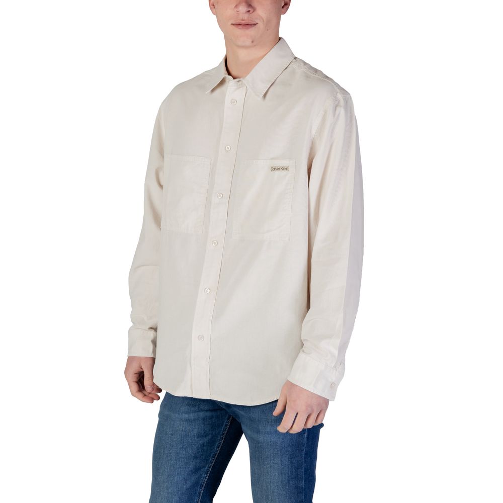 Beige Recycled Cotton Clothing