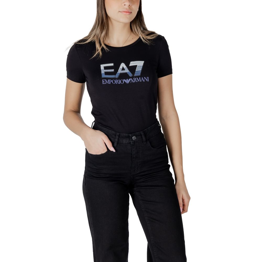 Black Cotton T-Shirt