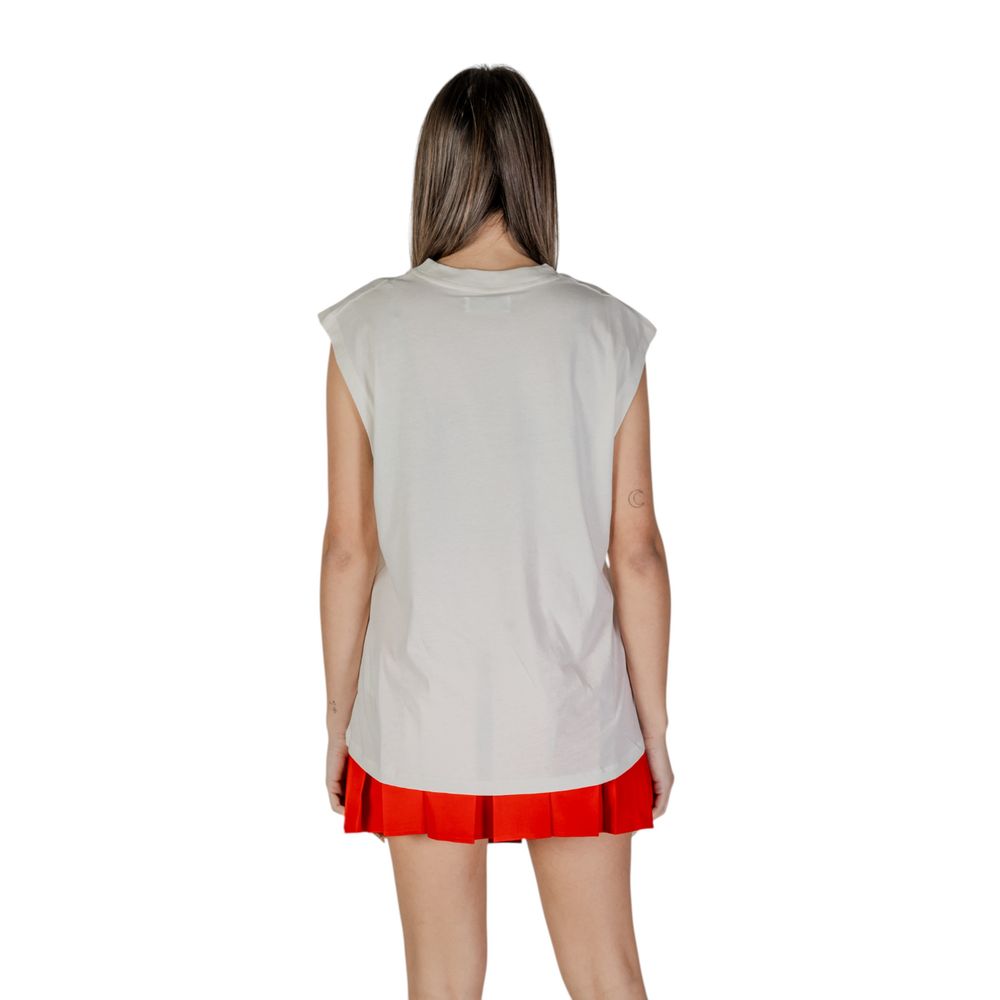 Cream Cotton Tank Tops