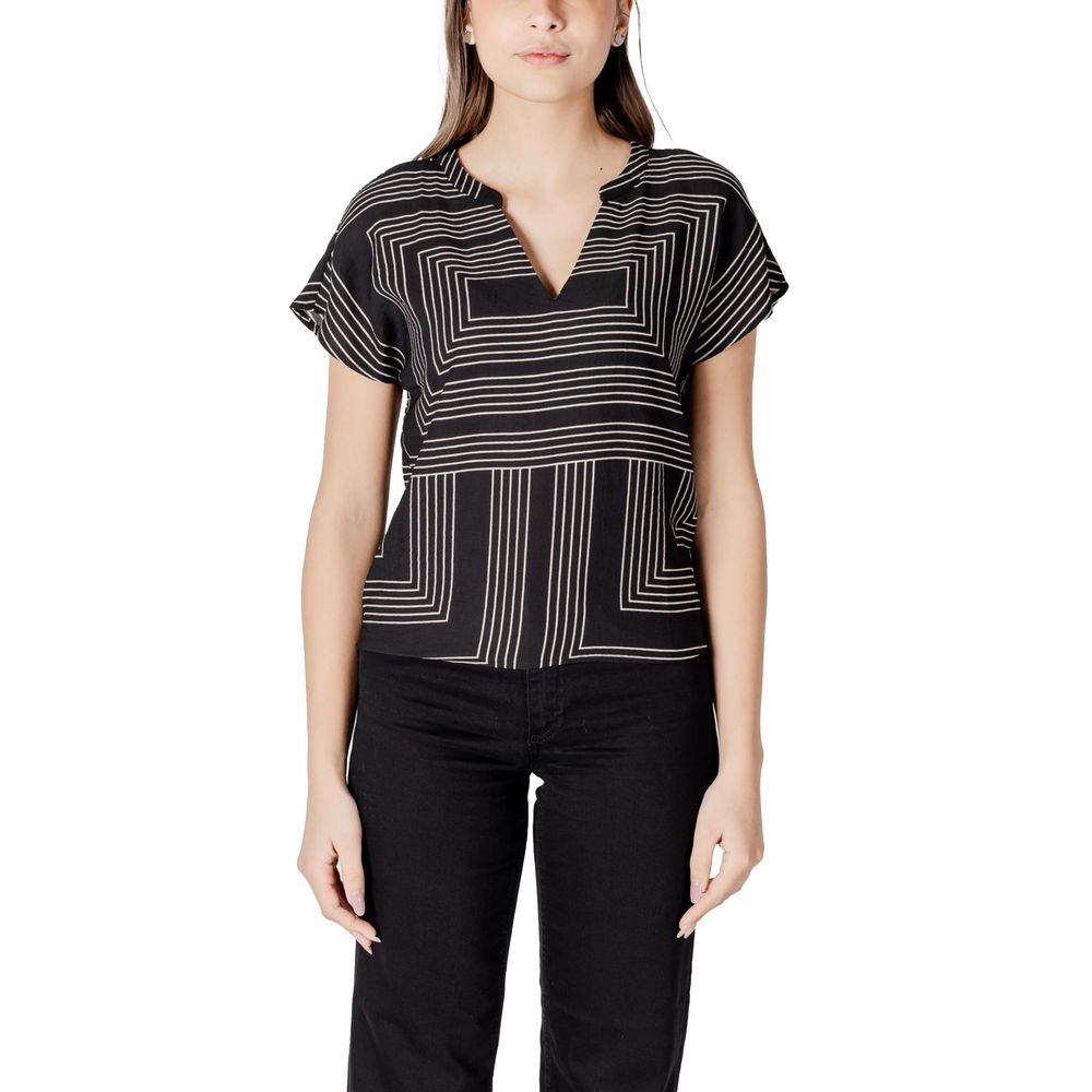 Black Viscose Sportswear