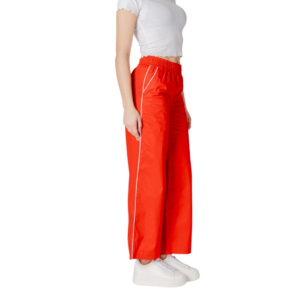 Multicolor Cotton Casual Pants