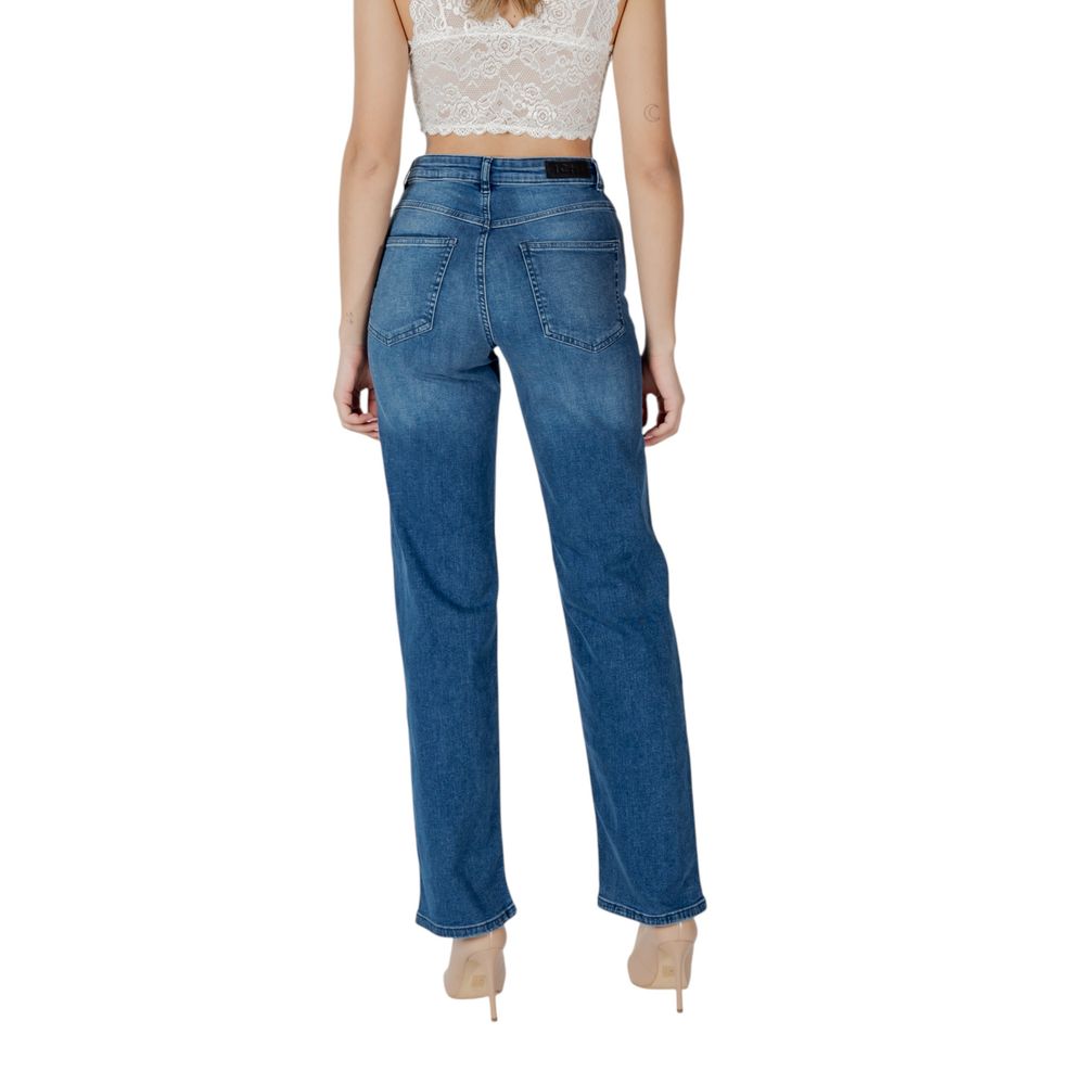 Blue Cotton Relaxed Fit Jeans