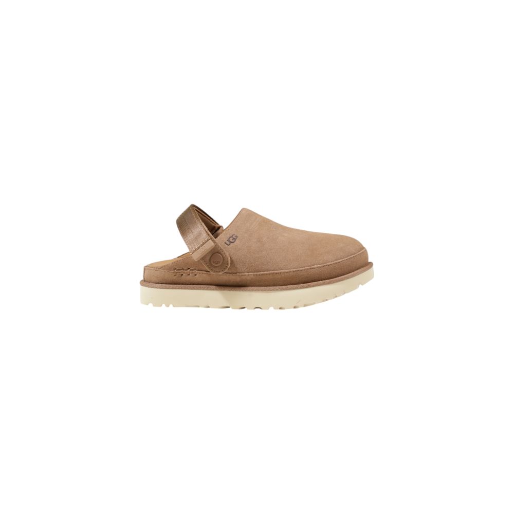 Beige Recycled Polyester Platform Pumps