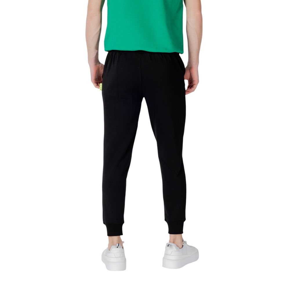 Black Cotton Joggers (Workout Pants)