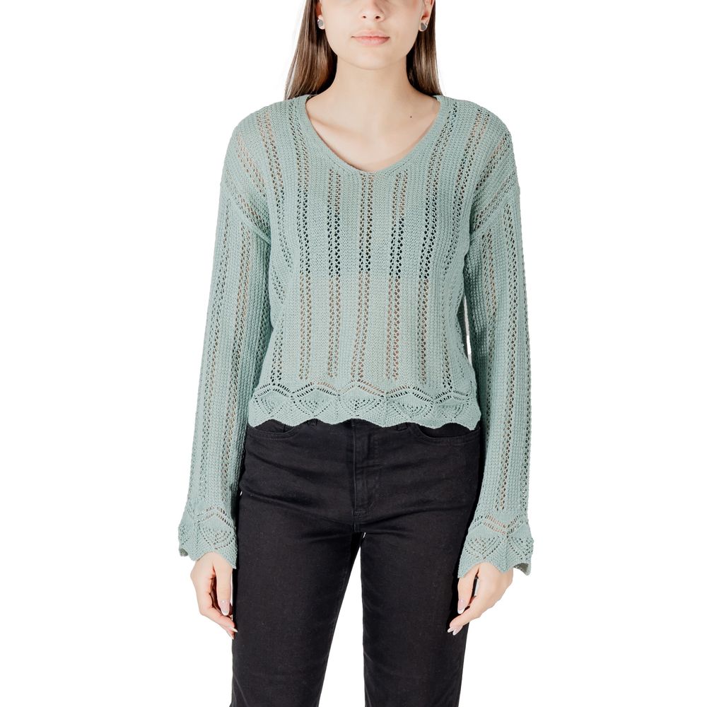 Turquoise Recycled Cotton Sweatshirt