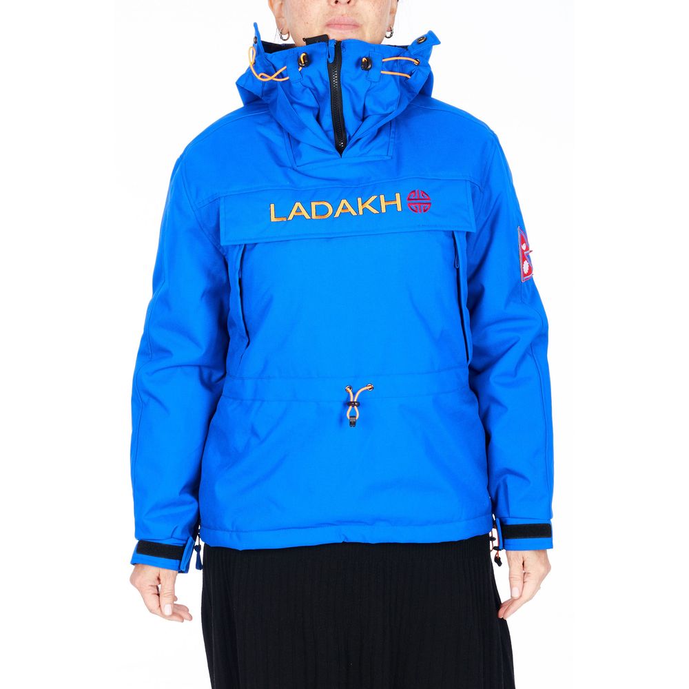 Blue Polyester Women Jacket