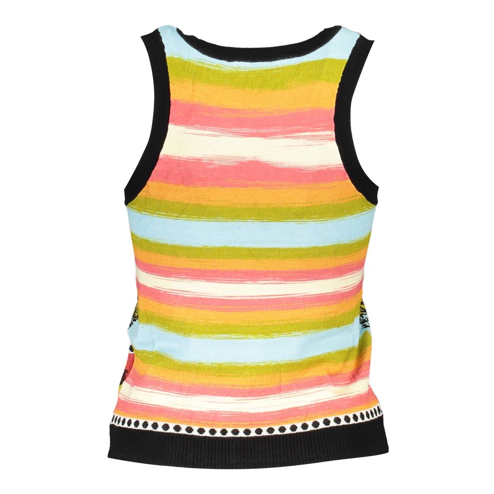 Black Viscose Women's Tank Top