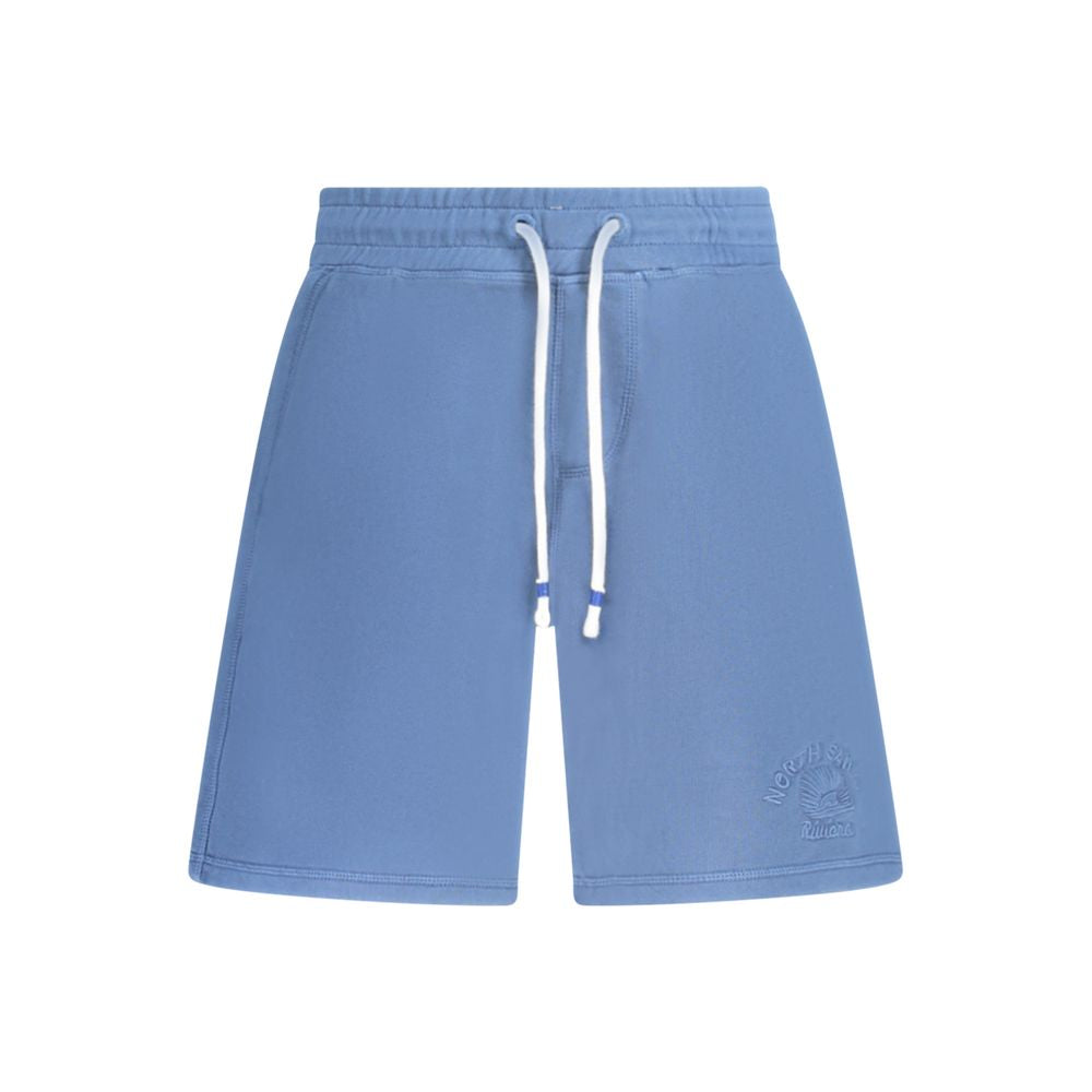 Blue Cotton Men's Sweatpant