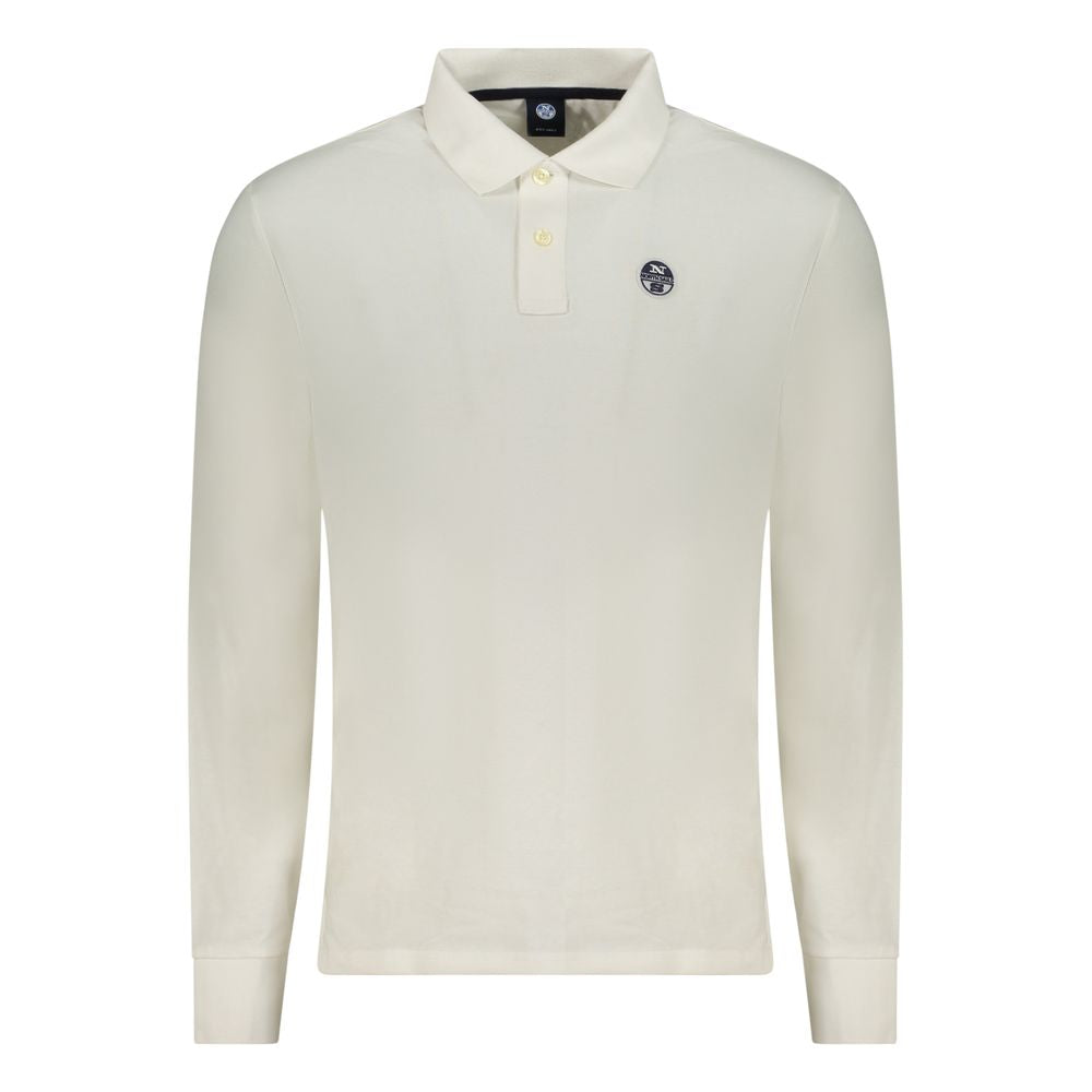 White Cotton Men's Polo Shirt