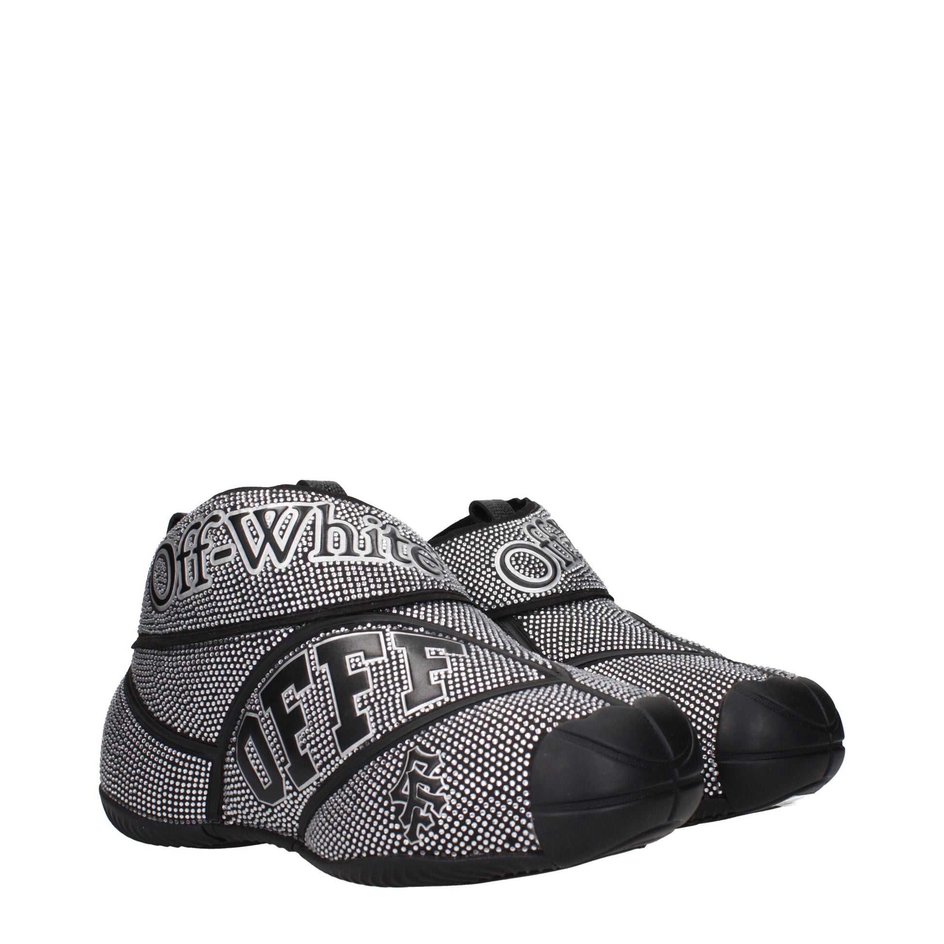 Black Cotton Sneakers
