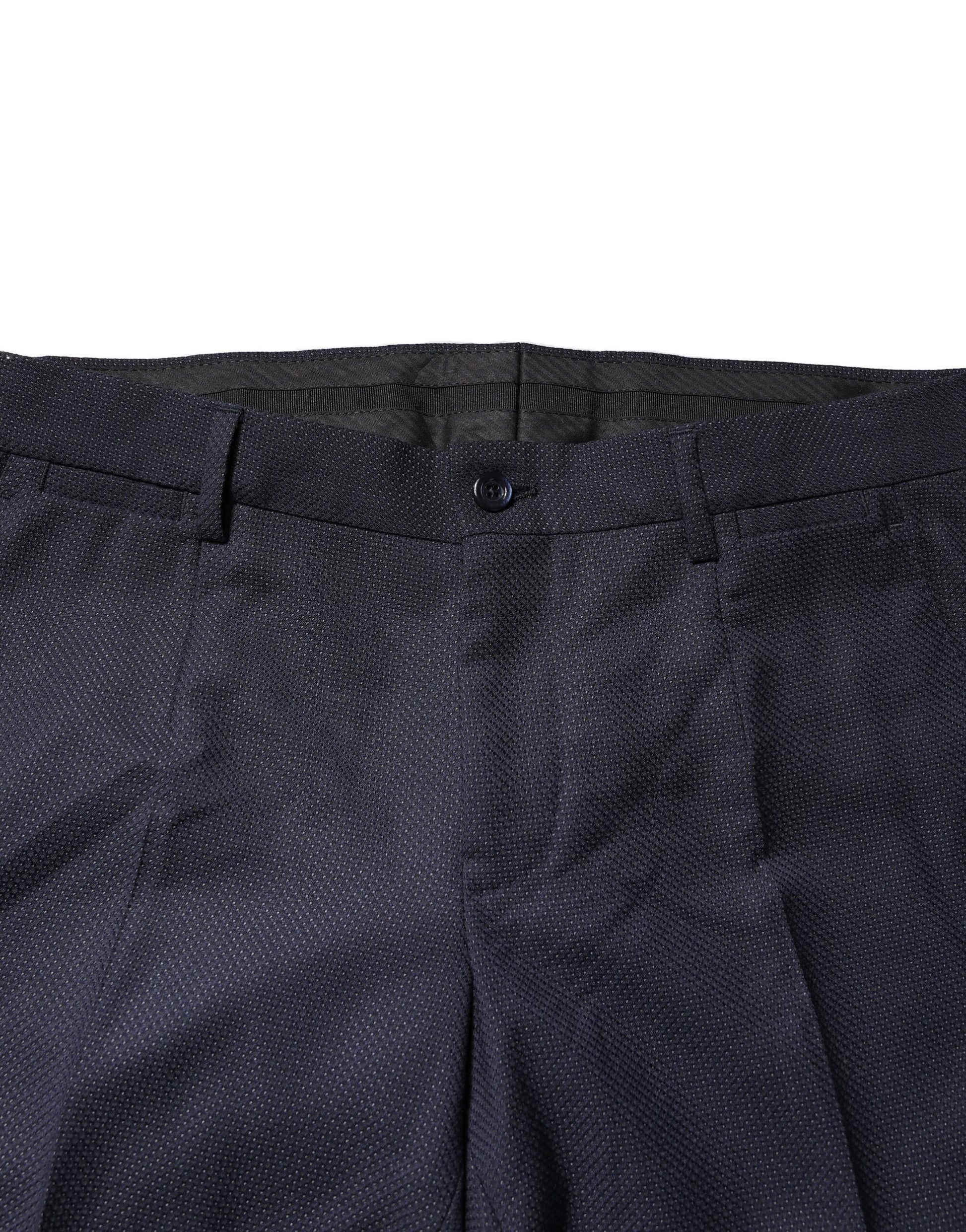 Gray Wool Formal Dress Men Trousers Pants