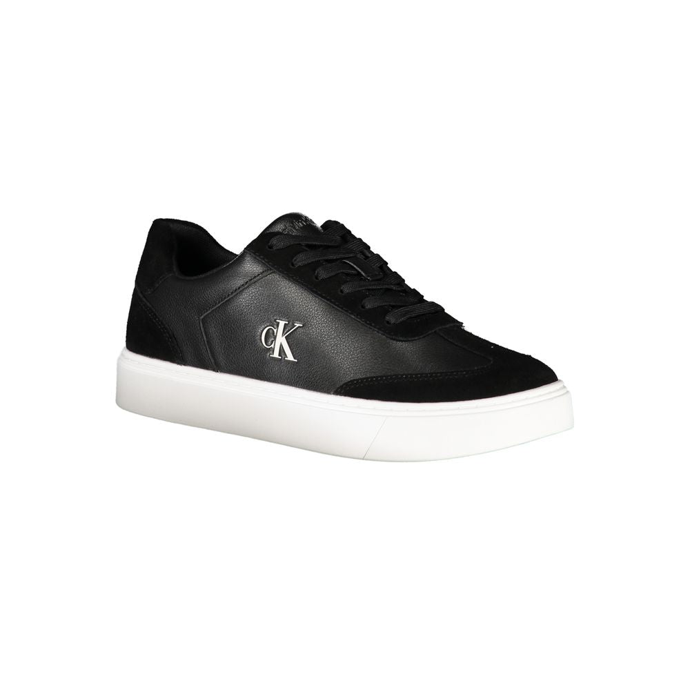 Nero Polyurethane Men Sneaker