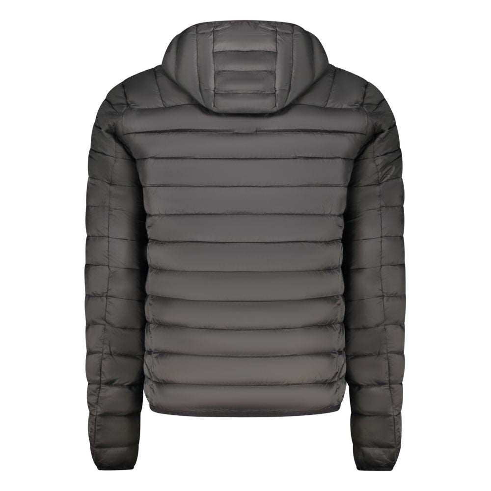Black Polyester Jackets & Coat