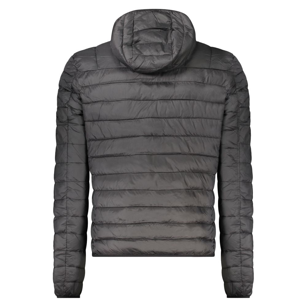 Black Polyester Jackets & Coat