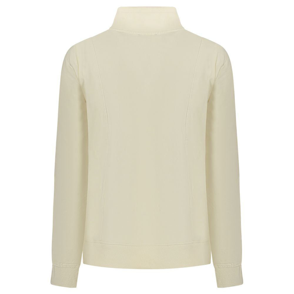 Bianco Cotton Women Sweatshirt