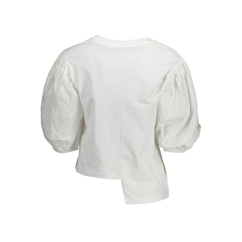 Bianco Cotton Women T-Shirt