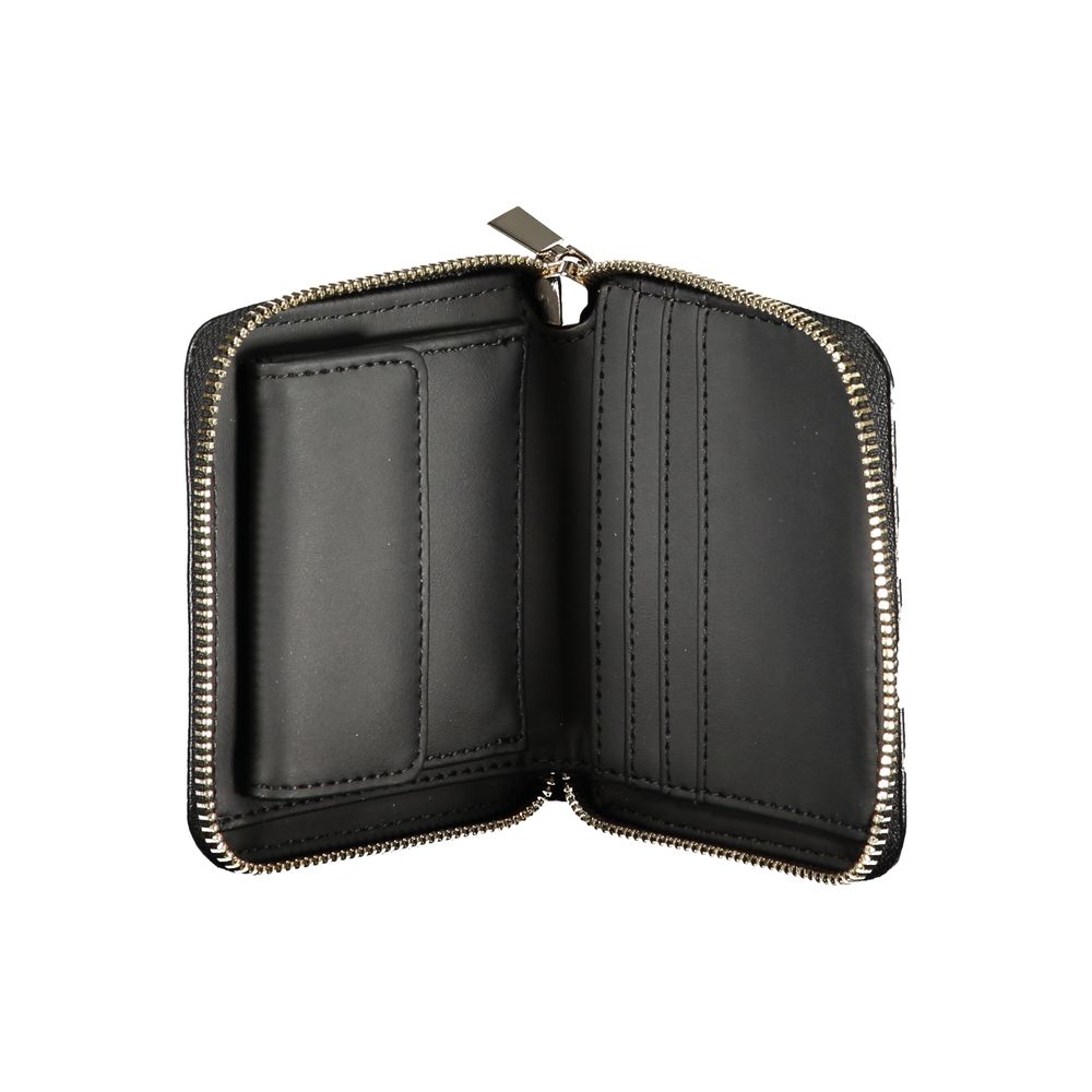 Nero Poliuretano Women Wallet