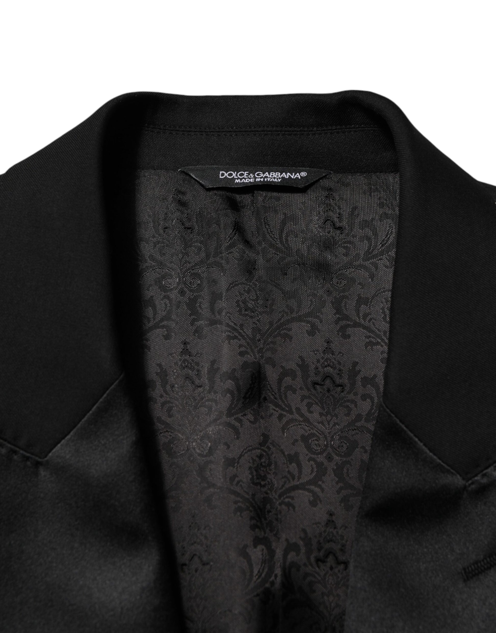 Black 2 Buttons Jacket Formal 2 Piece Suit