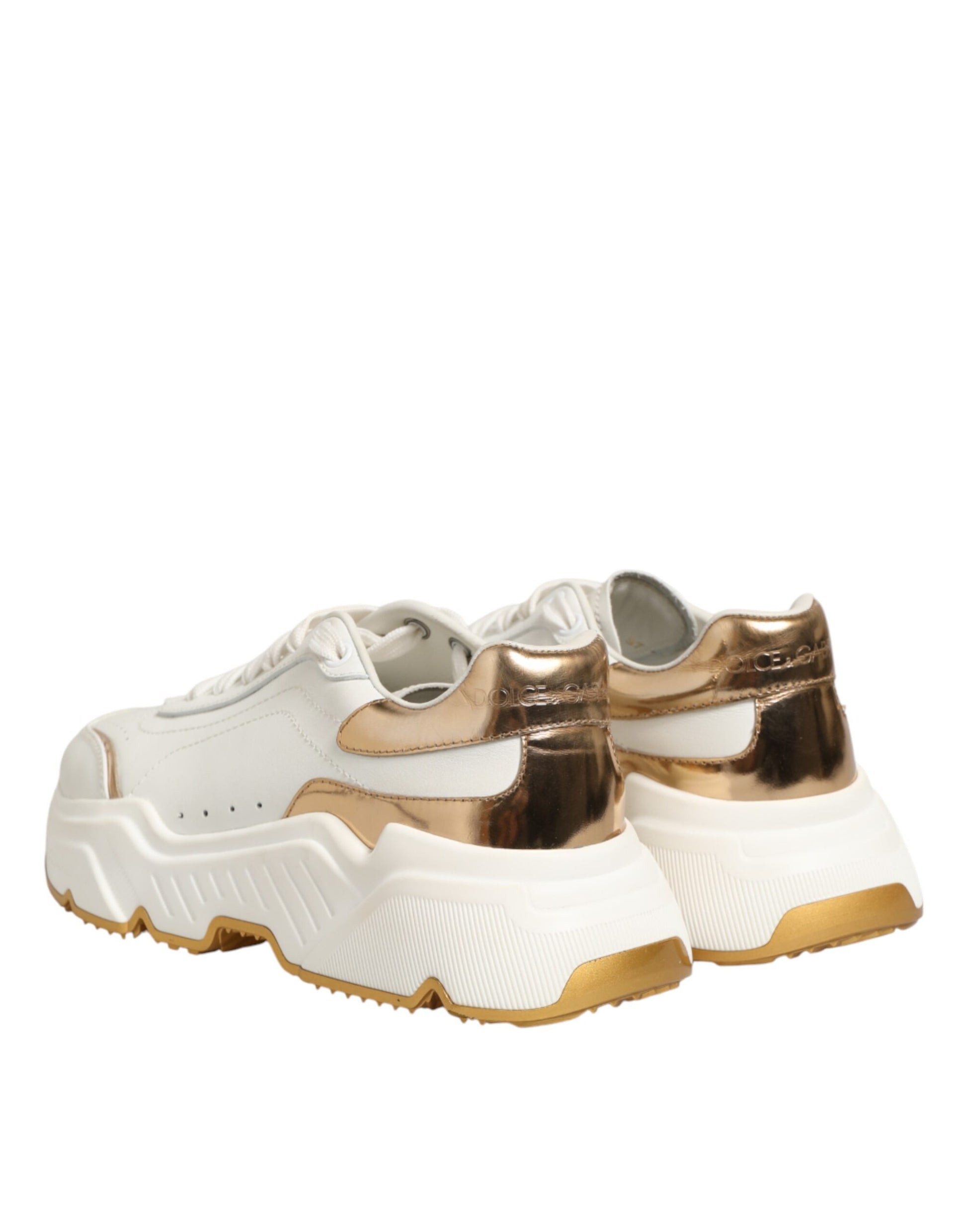 White Gold Daymaster Low Top Sneakers Shoes