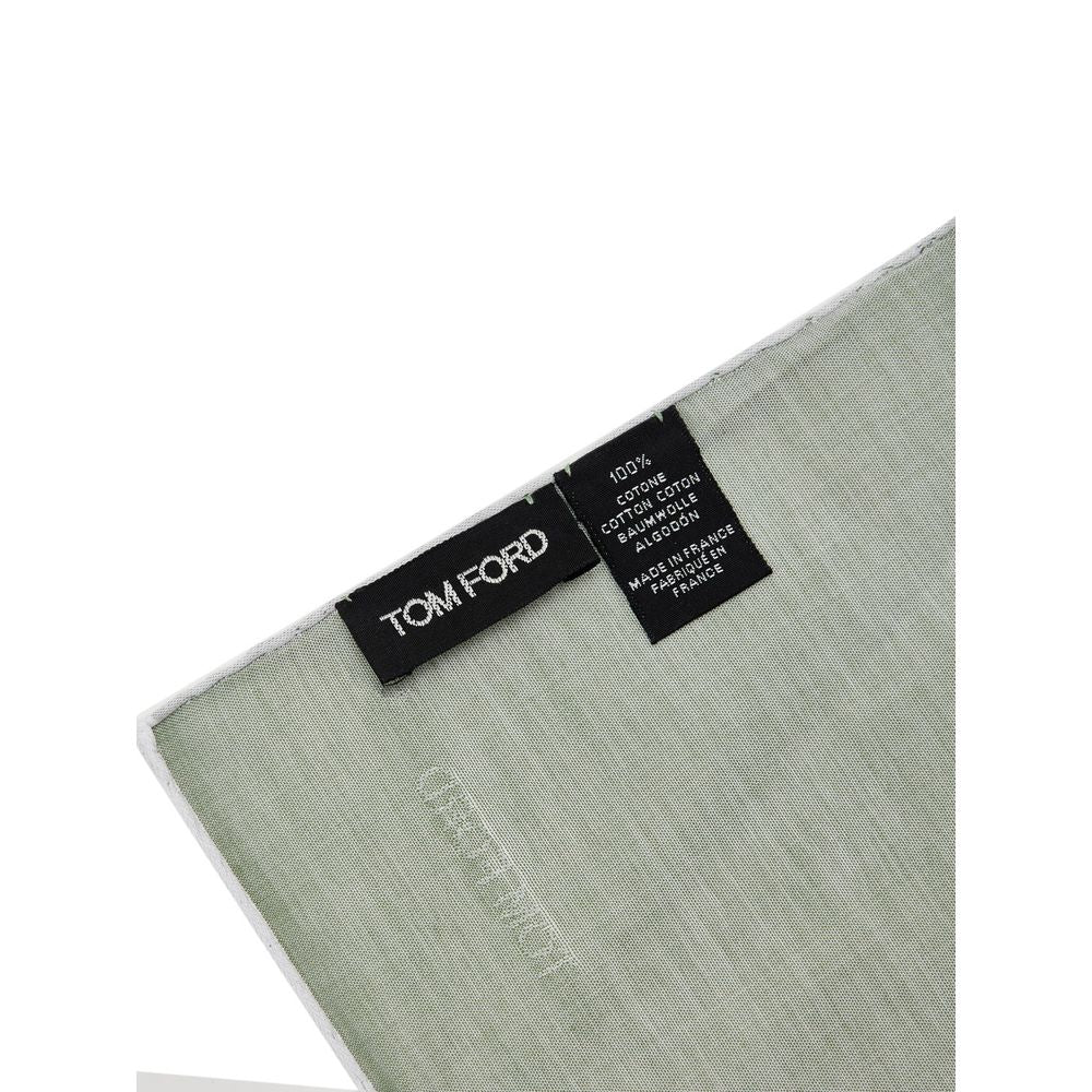 Green Cotton Pocket Square