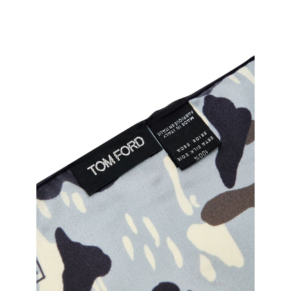 Gray Silk Pocket Square