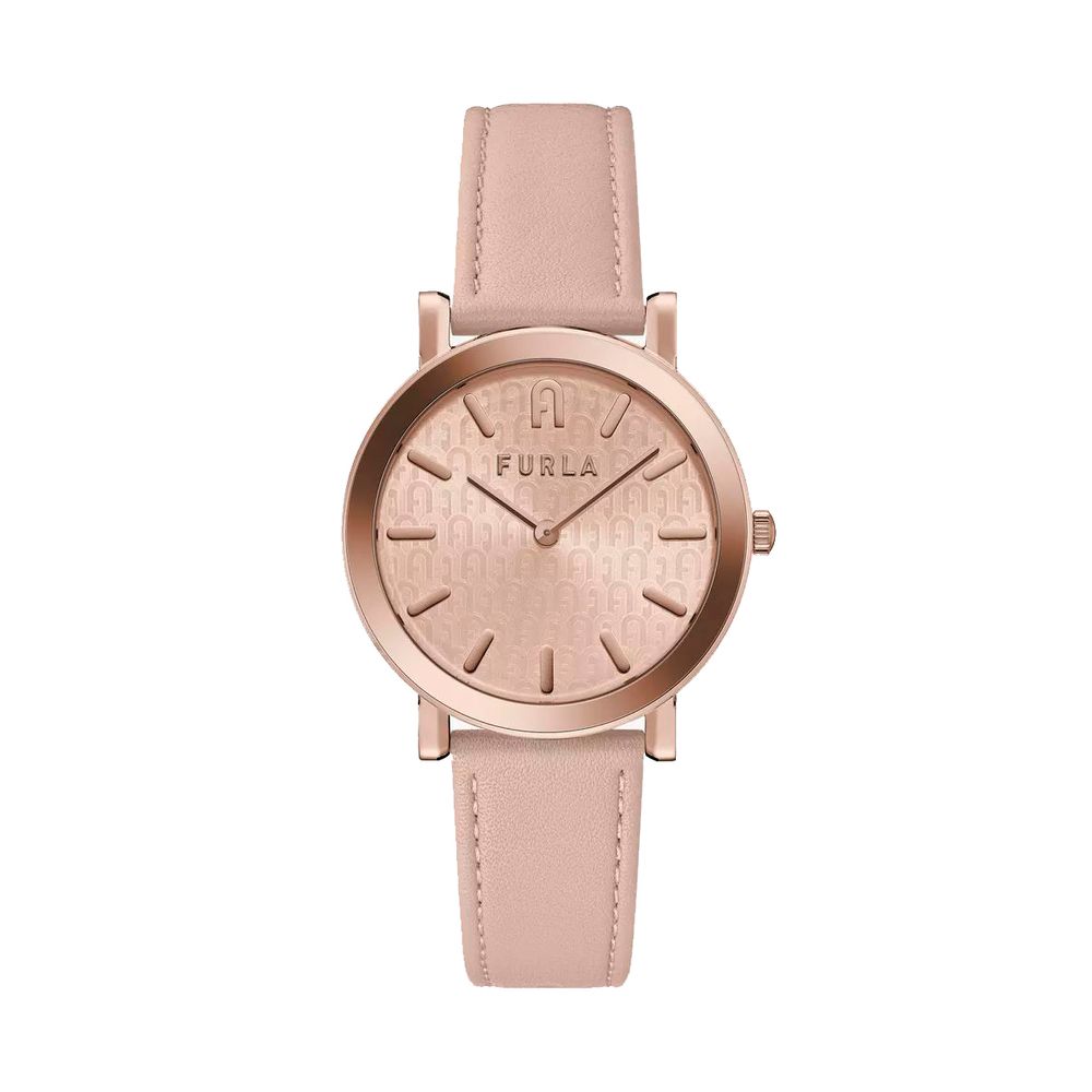 Multicolor Leather Dress Watch
