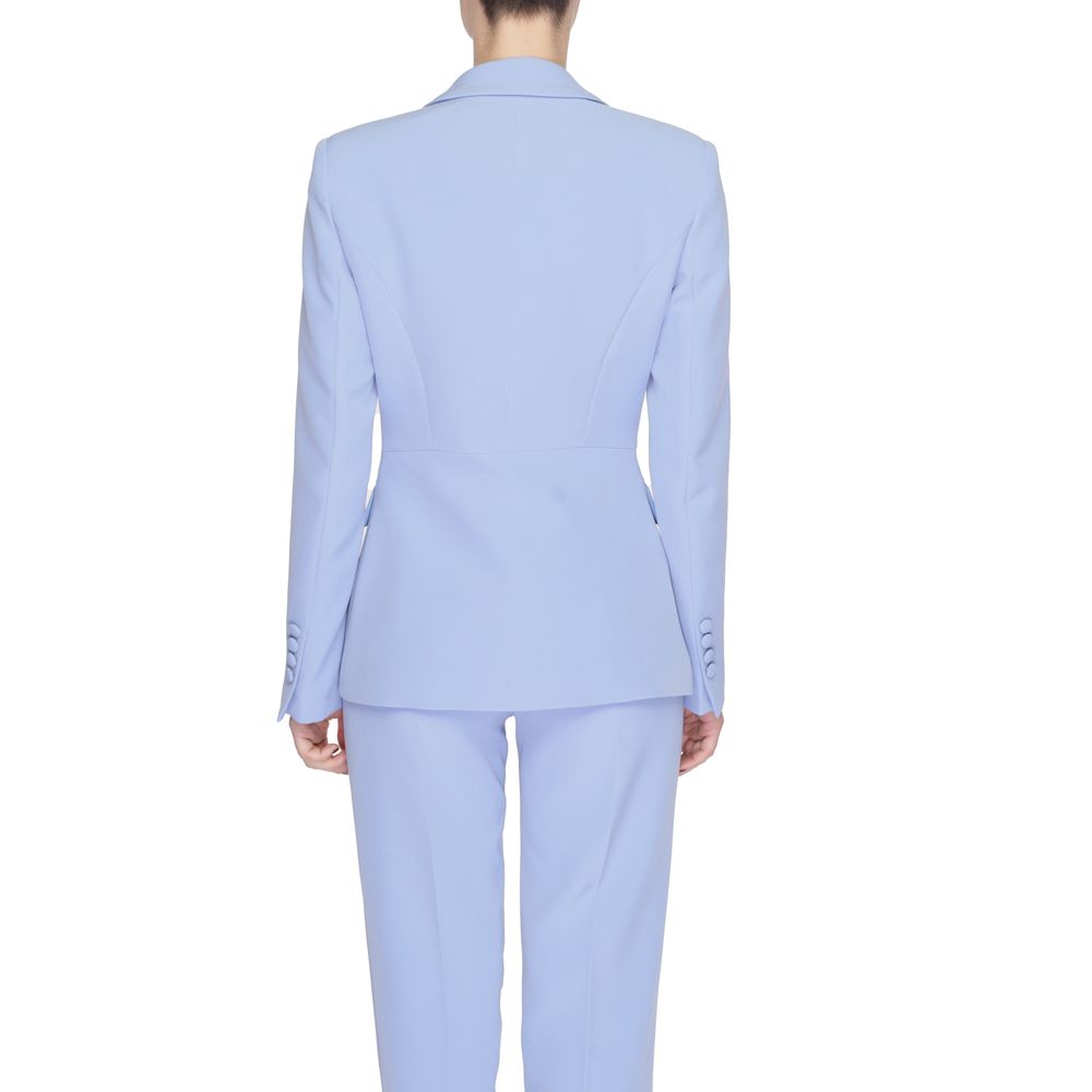 Purple Polyester Blazer