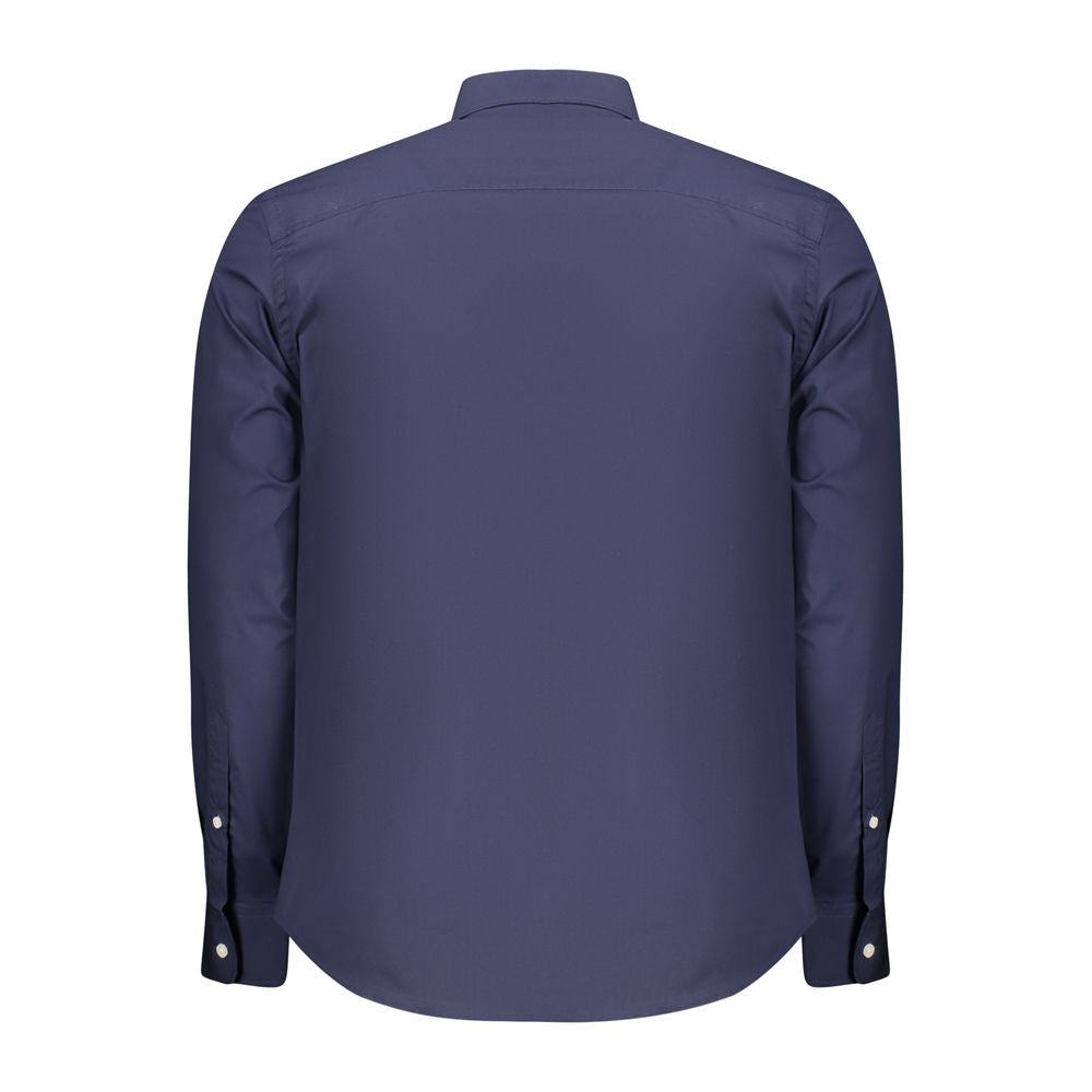Blu Cotton Mens Shirt