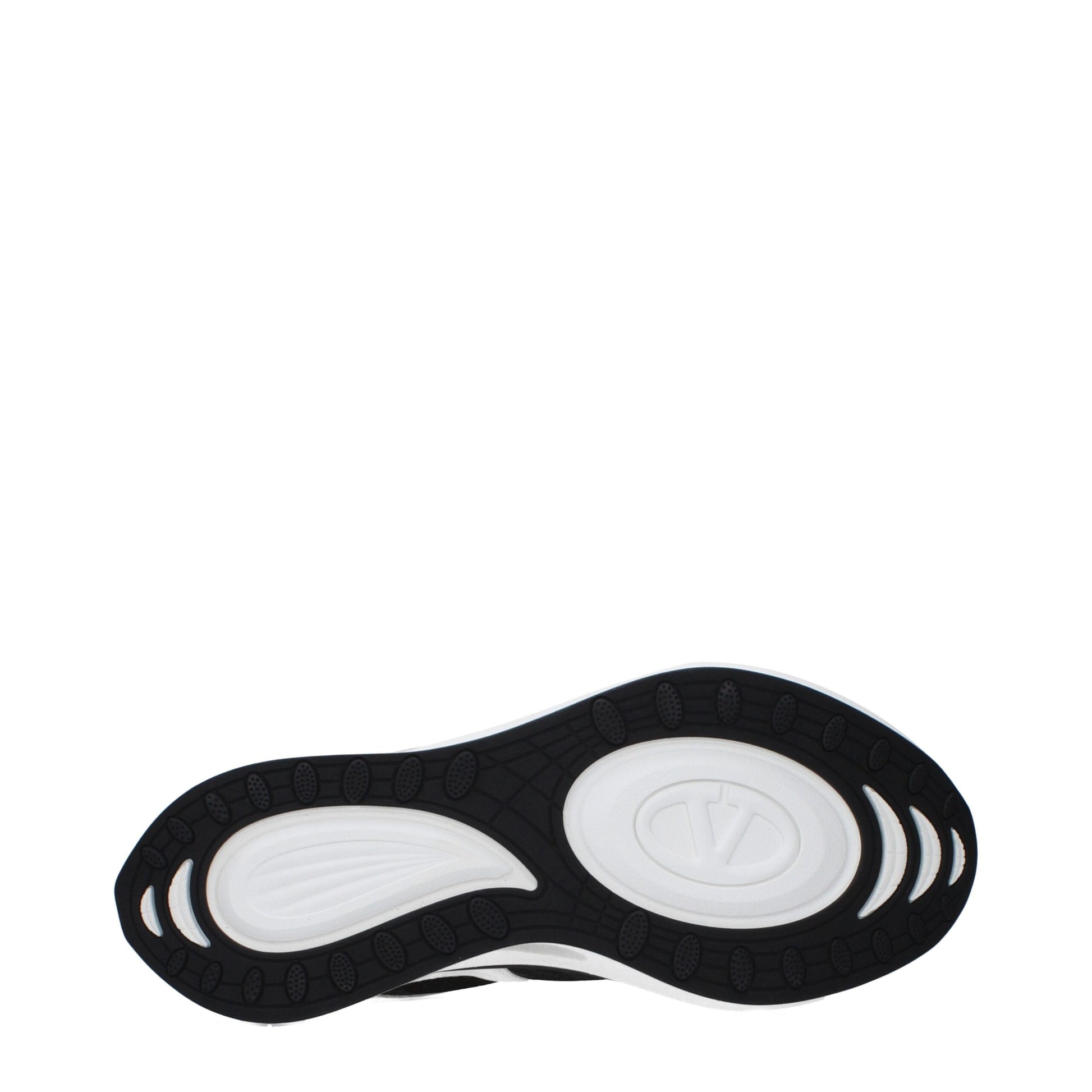 White Fabric Athletic Sneakers