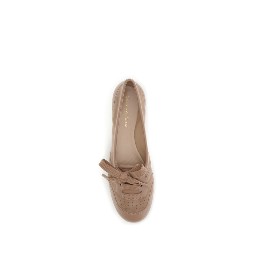 Multicolor Calf Leather Bos Taurus Ballet Flats