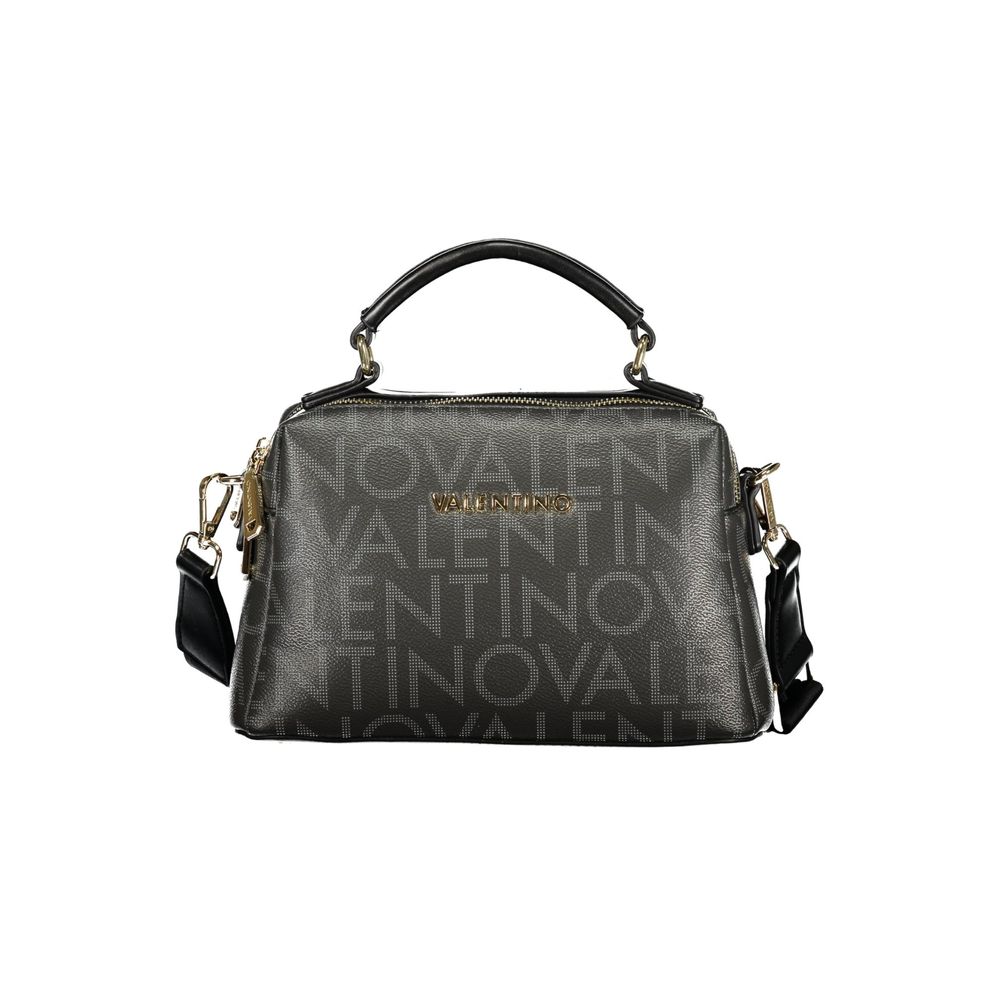 Nero Poliuretano Donna Bag with Adjustable and Removable Strap